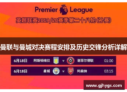 曼联与曼城对决赛程安排及历史交锋分析详解